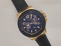 Guess steel herenhorloge met guilloche wijzerplaat - afbeelding 2 van  8