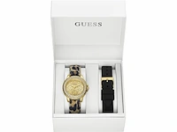 Guess watches box set gw0660l2 goud tijgerprint en zwarte band - afbeelding 2 van  3