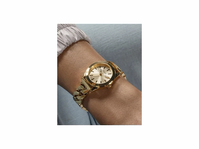 Guess watches gw0653l1 serena goudkleurig dames horloge - afbeelding 2 van  6