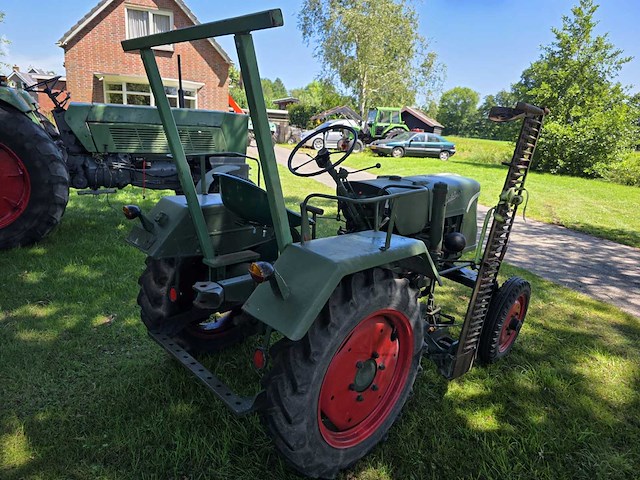 Guldner azk8k oldtimer tractor met maaibalk - afbeelding 2 van  16