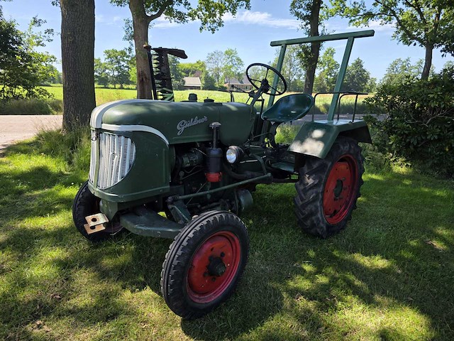 Guldner azk8k oldtimer tractor met maaibalk - afbeelding 9 van  16