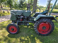 Guldner azk8k oldtimer tractor met maaibalk - afbeelding 13 van  16