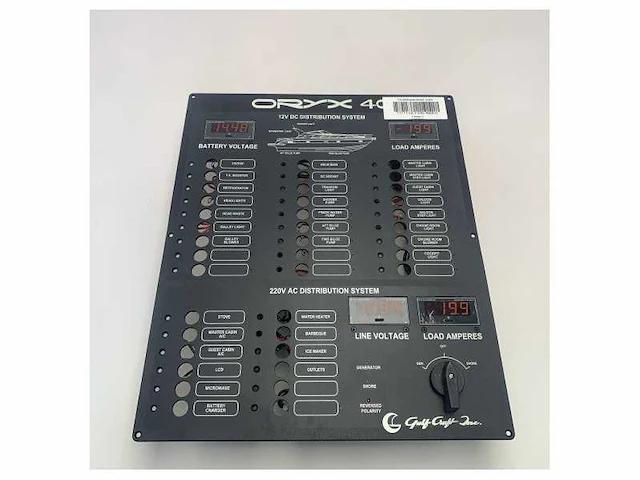 Gulf craft oryx 40 ac | dc distribution panel 12v | 230v - 020-4600-0 - afbeelding 3 van  5