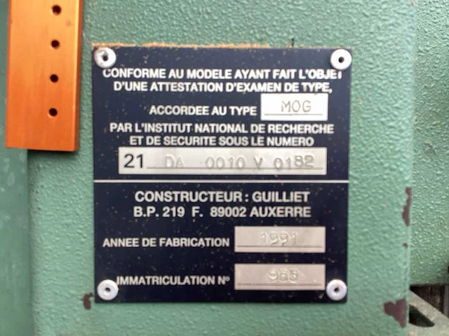 Gulliet lintzaagmachine - afbeelding 11 van  12