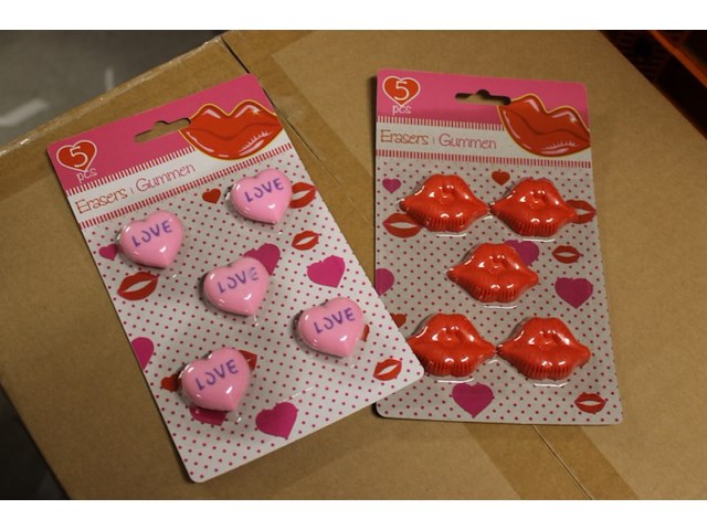 Gummen set hartjes en kusjes 12 blisters - afbeelding 5 van  5