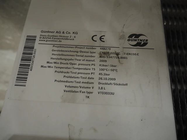 Güntner ag&co.kg - afbeelding 2 van  10