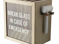 Gusta - telefoon kluis - met tekst - 21,5x12x19cm 1 stuks - afbeelding 1 van  3