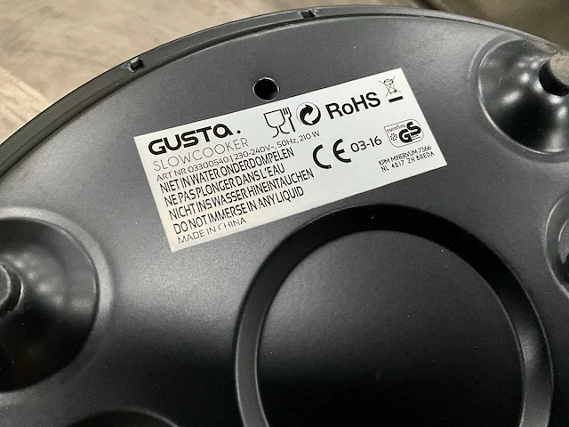 Gusta 03-16 slowcooker - afbeelding 7 van  7