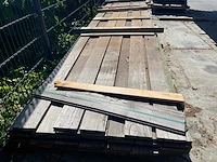 Guyana ipé hardhouten planken geschaafd 18x140mm, lengte 500cm (39x)