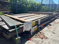 Guyana ipé hardhouten planken geschaafd 18x140mm, lengte 500cm (39x) - afbeelding 2 van  3