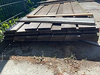Guyana ipé hardhouten planken geschaafd 18x140mm, lengte 500cm (39x) - afbeelding 3 van  3