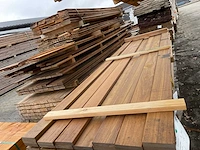 Guyana ipé hardhouten planken geschaafd 21x120mm, lengte 335cm (29x)