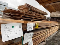 Guyana ipé hardhouten planken geschaafd 21x120mm, lengte 335cm (29x) - afbeelding 2 van  3