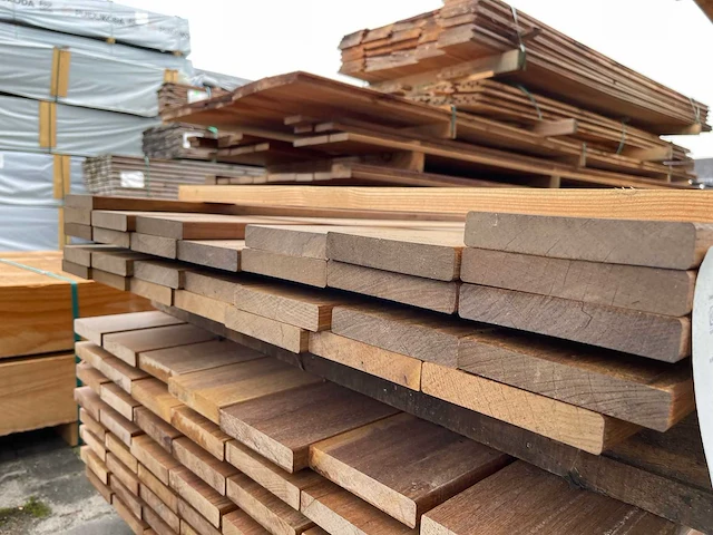 Guyana ipé hardhouten planken geschaafd 21x120mm, lengte 335cm (29x) - afbeelding 3 van  3