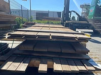 Guyana ipé hardhouten planken geschaafd 21x145mm, lengte 12/215cm, 7/245cm (19x) - afbeelding 3 van  3