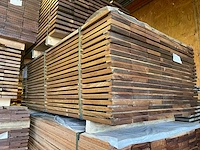 Guyana ipé hardhouten planken geschaafd 21x145mm, lengte 185cm (133x) - afbeelding 4 van  4