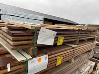 Guyana ipé hardhouten planken geschaafd 21x145mm, lengte 185cm (27x) - afbeelding 2 van  3