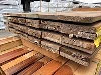Guyana ipé hardhouten planken geschaafd 21x145mm, lengte 185cm (49x) - afbeelding 3 van  3