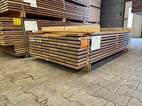 Guyana ipé hardhouten planken geschaafd 21x145mm, lengte 185cm (57x) - afbeelding 2 van  3