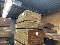 Guyana ipé hardhouten planken geschaafd 21x145mm, lengte 185cm (77x) - afbeelding 4 van  4