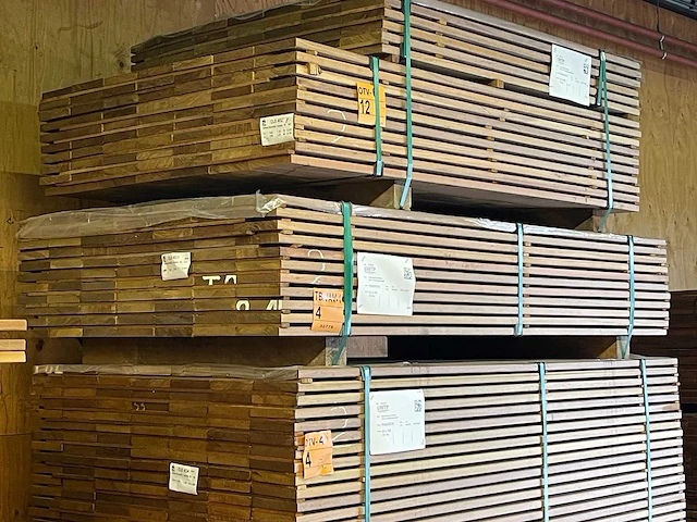 Guyana ipé hardhouten planken geschaafd 21x145mm, lengte 185cm (77x) - afbeelding 4 van  4