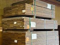 Guyana ipé hardhouten planken geschaafd 21x145mm, lengte 185cm (77x) - afbeelding 4 van  4