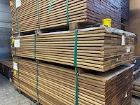 Guyana ipé hardhouten planken geschaafd 21x145mm, lengte 215cm (91x) - afbeelding 4 van  4