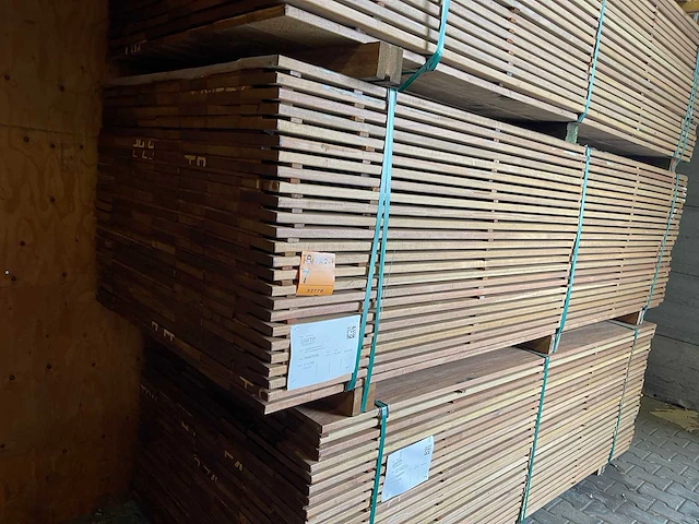 Guyana ipé hardhouten planken geschaafd 21x145mm, lengte 275cm (175x) - afbeelding 4 van  4