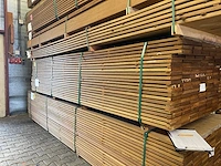Guyana ipé hardhouten planken geschaafd 21x145mm, lengte 335cm (154x) - afbeelding 4 van  4