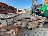 Guyana ipé hardhouten planken geschaafd 21x145mm, lengte 365cm (55x) - afbeelding 3 van  3