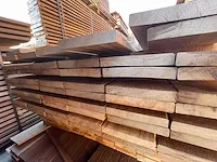 Guyana ipé hardhouten planken geschaafd 21x145mm, lengte 430cm (55x) - afbeelding 3 van  3