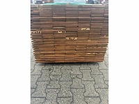 Guyana ipé hardhouten planken geschaafd 21x145mm, lengte 455cm (154x) - afbeelding 3 van  4