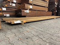 Guyana ipé hardhouten planken geschaafd 21x145mm, lengte 515cm (7x) - afbeelding 4 van  4