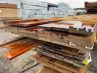Guyana ipé hardhouten planken geschaafd 21x145mm, lengte 520cm (36x) - afbeelding 3 van  3