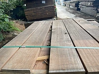 Guyana ipé hardhouten planken geschaafd 21x145mm, lengte 56/95cm 6/125cm (62x)
