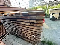 Guyana ipé hardhouten planken geschaafd 21x70mm, lengte 185cm (204x) - afbeelding 3 van  3