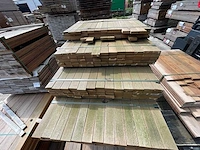 Guyana ipé hardhouten planken geschaafd 21x70mm, lengte 39/65cm 65/95cm 65/125cm 52/155cm (221x) - afbeelding 2 van  3
