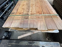 Guyana ipé hardhouten planken geschaafd 25x120mm, lengte 121/65cm 21/125cm (142x) - afbeelding 1 van  3