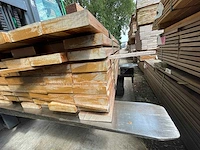 Guyana ipé hardhouten planken geschaafd 25x120mm, lengte 121/65cm 21/125cm (142x) - afbeelding 2 van  3