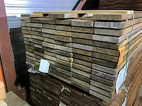 Guyana ipé hardhouten planken geschaafd 25x145mm, lengte 140cm (81x) - afbeelding 2 van  3
