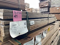 Guyana ipé hardhouten planken geschaafd 25x70mm, lengte 185-245cm (119x) - afbeelding 2 van  3