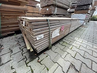 Guyana ipé hardhouten planken geschaafd 25x90mm, lengte 185-400cm (140x) - afbeelding 2 van  3