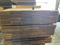 Guyana ipé kopse veer en groef (buitenparket) 1250x145x21mm (120x) - afbeelding 3 van  3