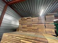 Guyana ipé kopse veer en groef (buitenparket) 650x145x21mm (111x) - afbeelding 3 van  3