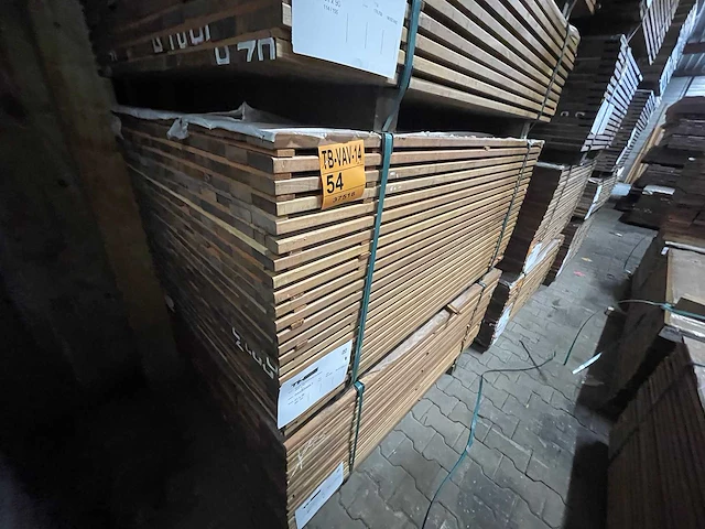 Guyana ipé latten geschaafd 1550x70x21mm (308x) - afbeelding 4 van  4