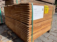 Guyana ipé met kopse veer en groef (buitenparket) 650x145x21mm (120x) - afbeelding 2 van  3