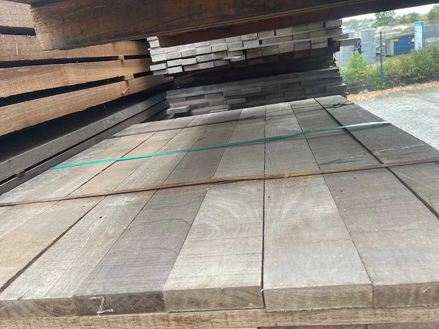 Guyana ipé planken fijnbezaagd 1250x105x27mm (171x) - afbeelding 1 van  3