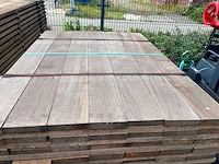 Guyana ipé planken fijnbezaagd 1250x130x27mm - afbeelding 1 van  3