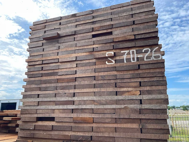 Guyana ipé planken fijnbezaagd 1250x130x27mm - afbeelding 3 van  3