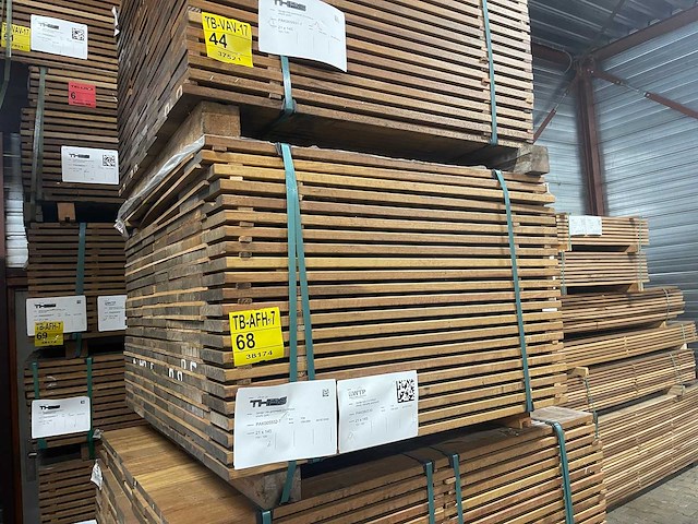 Guyana ipé planken geschaafd 1000x145x21mm (154x) - afbeelding 4 van  4